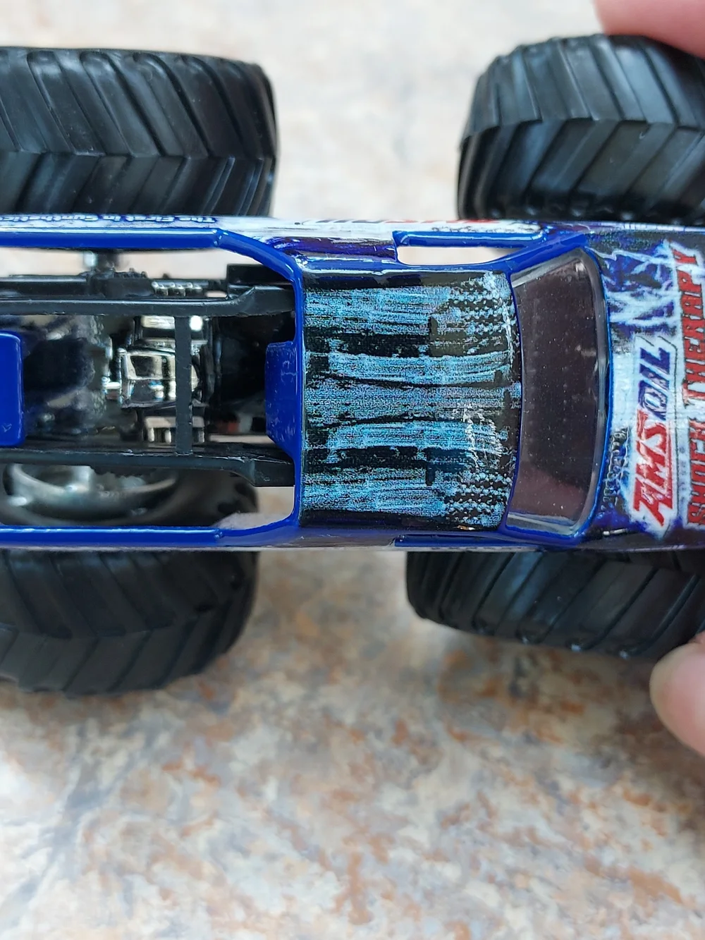 Hot Wheels AMS Oil Shock Therapy Monster Jam Truck 1/64 Scale Diecast Matel